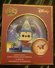 Funko Pop Pin Fantasia 80th Sorcerer Mickey Glow 600 Piece Disney