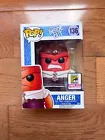 FUNKO POP! PIXAR INSIDE OUT ANGER #136 2015 SDCC EXCLUSIVE W/ SDCC STICKER