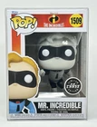 Funko Pop! Pixar - Mr. Incredible (B+W CHASE) #1509 with Premium Protector