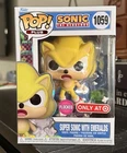 Funko Pop Plus: Flocked SUPER SONIC w/ EMERALDS #1059 Target Exclusive IN HAND