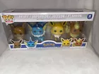 Funko Pop Pokemon BRAND NEW - Eevee/Vaporeon/Jolteon/Flareon "Eeveelutions" 4 pk