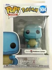 Funko POP Pokemon Center Exclusive Squirtle Pearlescent Vinyl Figure #504 New