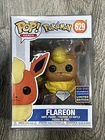 Funko Pop! Pokemon Flareon #629 Diamond 2021 Wondrous Convention w/ Protector