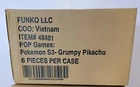 Funko POP! - Pokemon Grumpy Pikachu #598 CASE OF 6 SEALED POPS