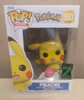 FUNKO POP: POKEMON PIKACHU Flocked - Exclusive  #553  (NEW)