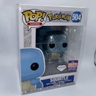 Funko Pop!  Pokémon Squirtle Diamond Glitter  GameStop San Diego Comic Con #504