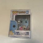 Funko Pop Pokemon Squirtle Flocked GameStop Exclusive #504 NEW