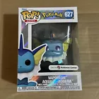 Funko POP! Pokemon Vaporeon #627 Pokemon Center Exclusive w/ Protector In Hand