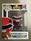 Funko Pop Power Rangers Dragon Shield Red Ranger FYE #528 Box & Figure Damage