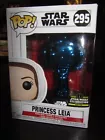 Funko Pop Princess Leia #295 Blue Chrome Star Wars Celebration Chicago Ltd 2500