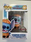 Funko Pop Pumpkin Stitch #1087 Lilo & Stitch w/UV Case Halloween Special Edition