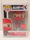 Funko Pop Retro Toys G.I. Joe Cobra Red Ninja GameStop Exclusive Vinyl Figure 79