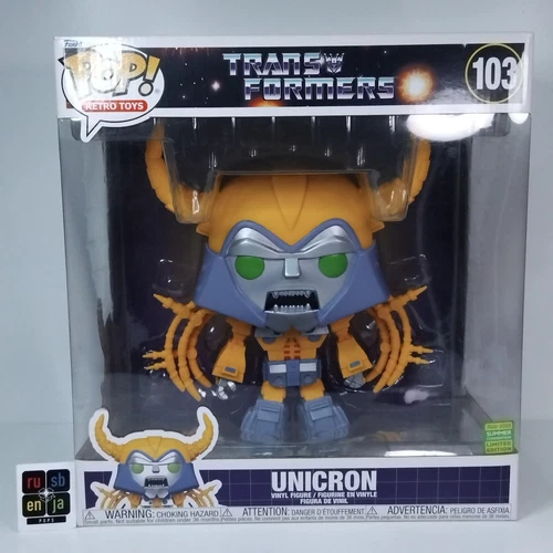 Funko Pop! Retro Toys Movies Transformers 10" Inch Unicron Limited Edition #103