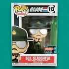 Funko Pop! Retro Toys Sgt. Slaughter Limited Edition Vinyl Figure 113 G.I. Joe