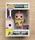 Funko Pop Rick And Morty Shrimp Morty NYCC #645 + Free Protector