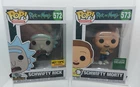 FUNKO POP Rick & Morty - Schwifty Rick #572 Hot Topic & Schwifty Morty #573 B&N