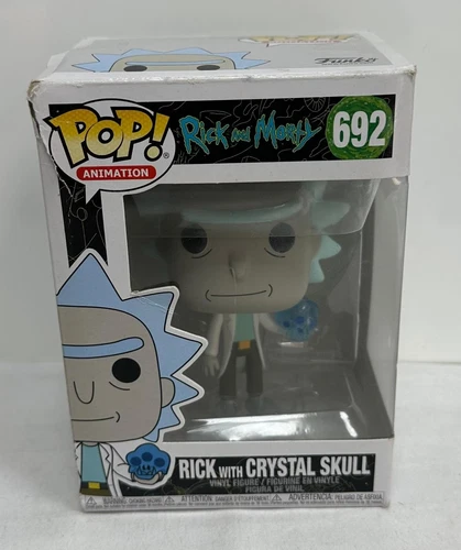 Funko Pop! Rick With Crystal Skull (692) Vinyl Figure In Original Box