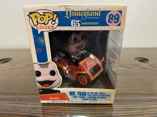 Funko Pop Rides #89 Mr. Toad Wild Ride Attraction Disneyland 65th Anniversary