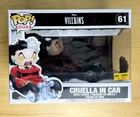 Funko Pop! Rides: Disney - Cruella in Car #61 Hot Topic Exclusive