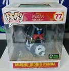 Funko Pop Rides Disney Mulan Mushu Riding Panda #77 2020 ECCC Shared Exclusive