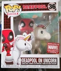Funko Pop! Rides: Marvel - Deadpool (Riding a Unicorn) Yellow Bus  #36 NIB