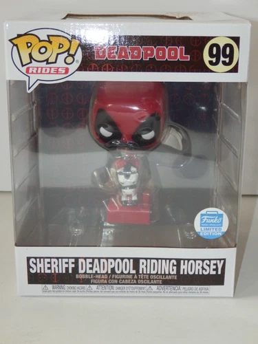 Funko Pop! Rides: Marvel - Sheriff Deadpool Riding Horsey - Funko (Exclusive)...