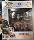 FUNKO POP ROADHOG OVERWATCH BLIZZARD #309 AUTHENTIC NEW IN BOX 6" exclusive (HT)