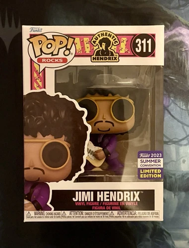 Funko POP! ROCK - Authentic Jimi Hendrix 311 Purple Suit LE 2023 SC