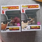 Funko Pop Rocks #164, 165 ZZ Top Billy Gibbons, Dusty Hill Flocked