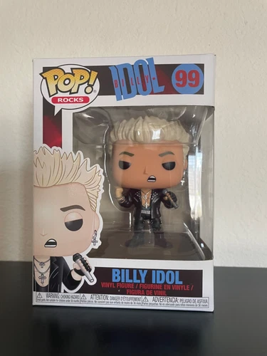 Funko Pop! Rocks #99 Billy Idol Vinyl Figure REBEL YELL *VAULTED*