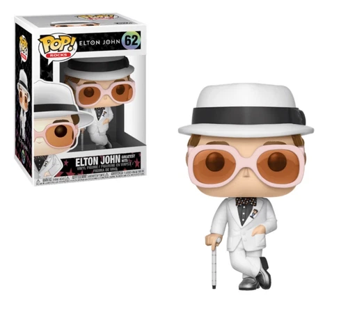 🔥Funko Pop! Rocks: ELTON JOHN Greatest Hits #62 Vinyl Fig VAULTED PROTECTOR🔥