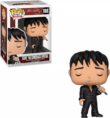 Funko Pop! Rocks: Elvis Presley - Elvis '68 Comeback Special #188