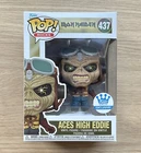 Funko Pop Rocks Iron Maiden Aces High Eddie #437 + Free Protector