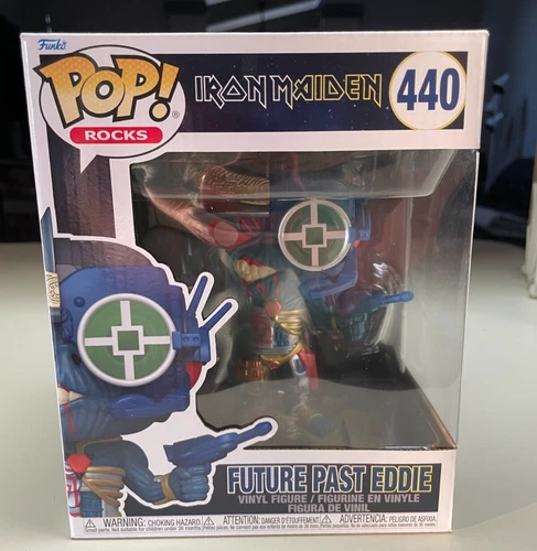 Funko Pop! Rocks Iron Maiden Future Past Eddie Super Size #440 New In Box