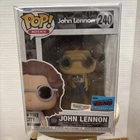 Funko Pop! Rocks John Lennon 240 Vinyl Figure 2021 Convention Exclusive has case