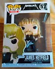 FUNKO POP! ROCKS  METALLICA JAMES HETFIELD  #57 WITH PROTECTOR - VAULTED - RARE