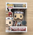 Funko Pop Rocks Queen Freddie Mercury King Diamond Glitter #184 + Free Protector