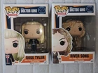 Funko Pop! Rose Tyler #295 & River Song #296 Doctor Who + Pop Protectors