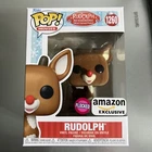 Funko Pop! : Rudolph the Red-Nosed Reindeer - Rudolph Flocked- Amazon Exclusive
