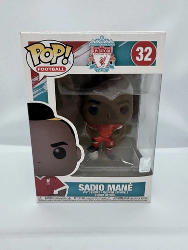 Funko POP Sadio Mane #32 Collectible Toy - Liverpool Football - Box Worn