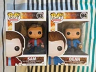 Funko Pop! Sam #93 & Dean #94 Supernatural + Pop Protectors
