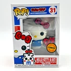 Funko POP! Sanrio 40th Anniversary HELLO KITTY (8-BIT) #31 CHASE with Protector
