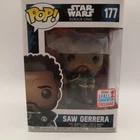 FUNKO POP! Saw Gerrera 177 Star Wars Rogue One Fall Con Excl. W/ PROTECTOR P77