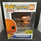 Funko POP! SDCC 2022 Pokémon Metallic Charmander Con Sticker #455 W/ Protector