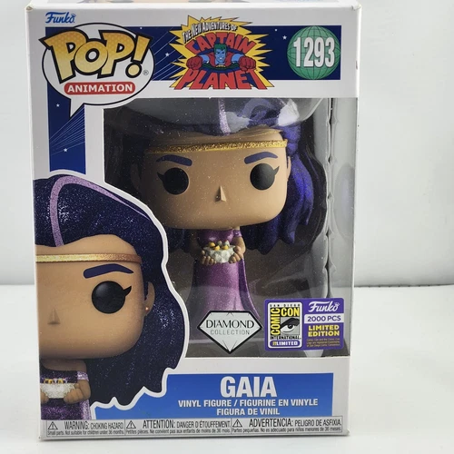 Funko Pop SDCC Exclusive Vinyl Figure Gaia Captain Planet 1293