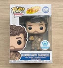 Funko Pop Seinfeld Kramer With Sandwich #1095 + Free Protector