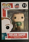Funko Pop Sheldon Cooper #11 The Big Bang Theory Green Lantern
