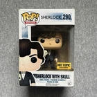 Funko Pop Sherlock With Skull Vinyl Figure  #290 Hot Topic Exclusive