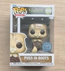 Funko Pop Shrek Puss In Boots Sepia #1596 + Free Protector