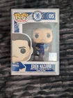 Funko Pop Soccer Chelsea Football Club Eden Hazard Vaulted 05.    W/PROTECTOR!!
